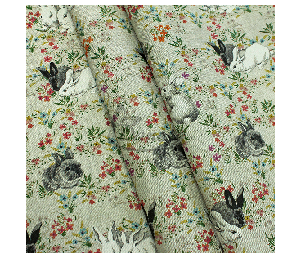 Linen-look fabric (Linen imitation)