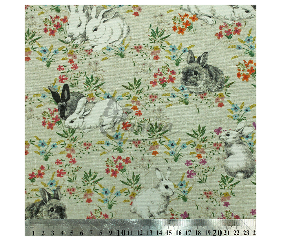 Linen-look fabric (Linen imitation)