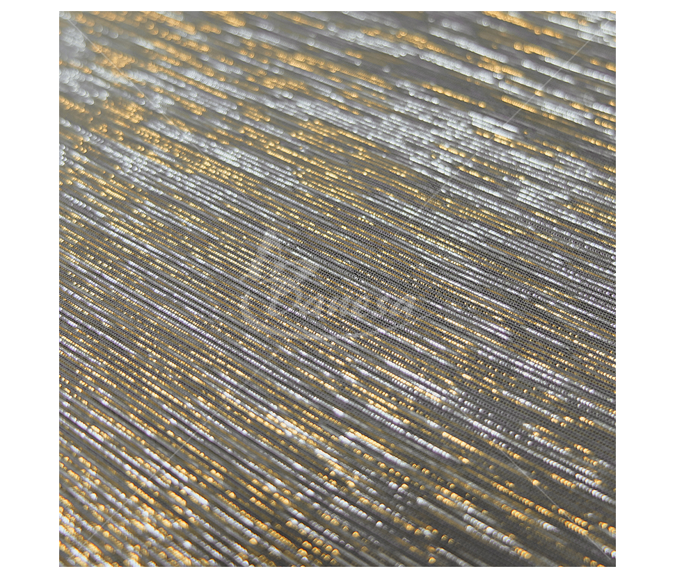 Silk with lurex thread