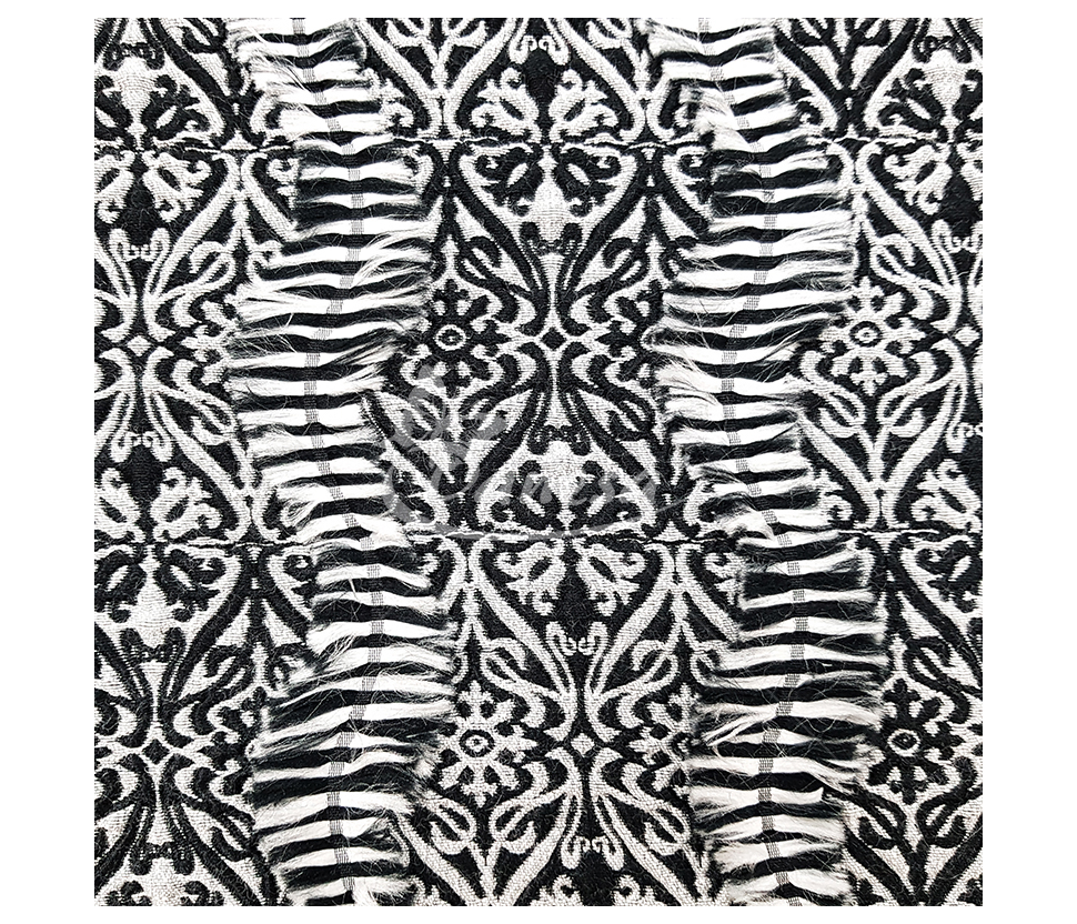 Jacquard with Natural Silk