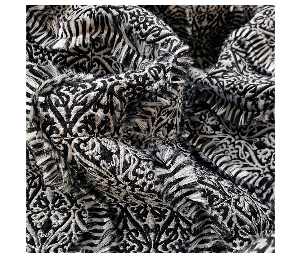Jacquard with Natural Silk