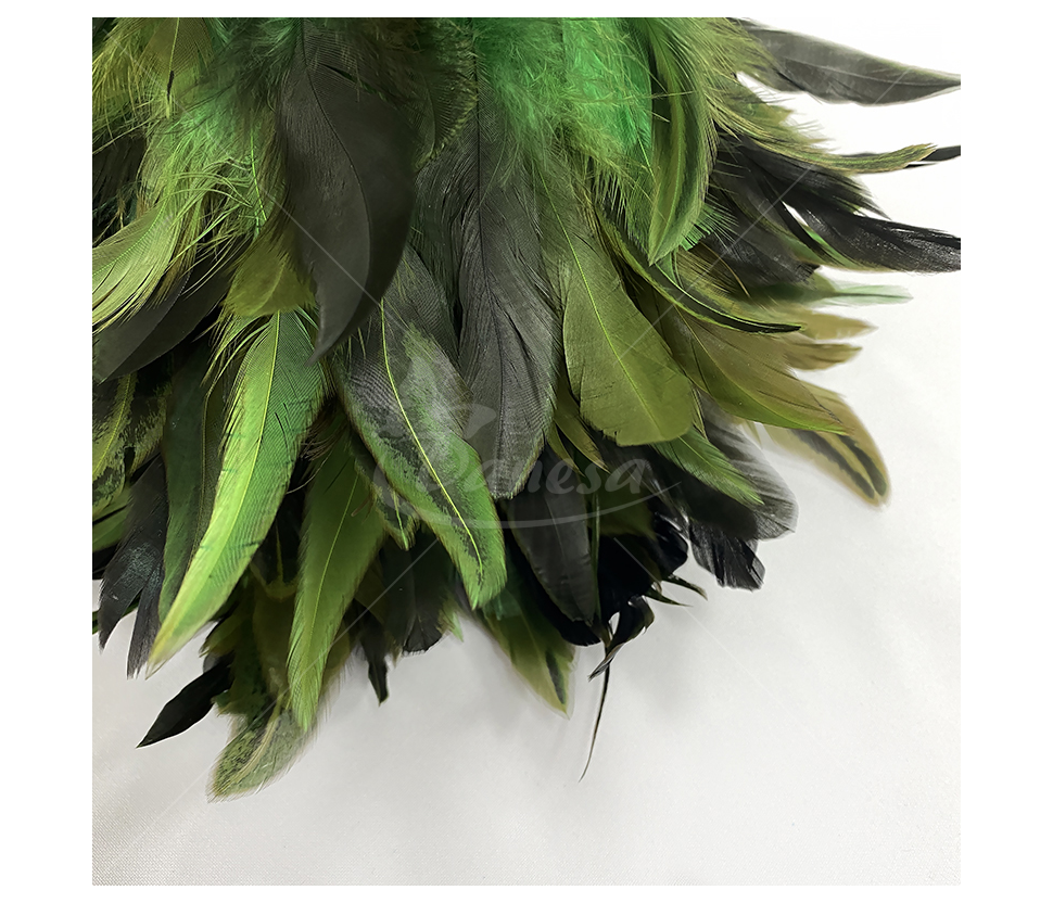 Rooster Feather Decorative Ribbon (long)