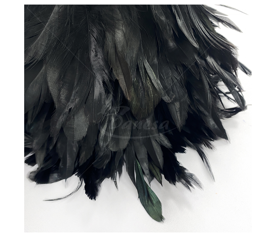 Rooster Feather Decorative Ribbon (long)