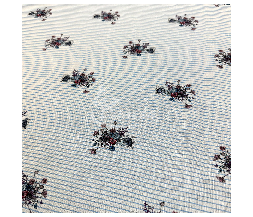 Linen with cotton
