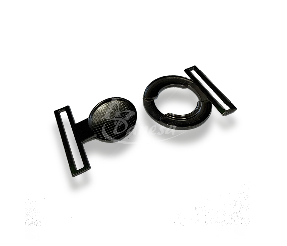 Декоративные пришивные металлические застёжки (5cm)