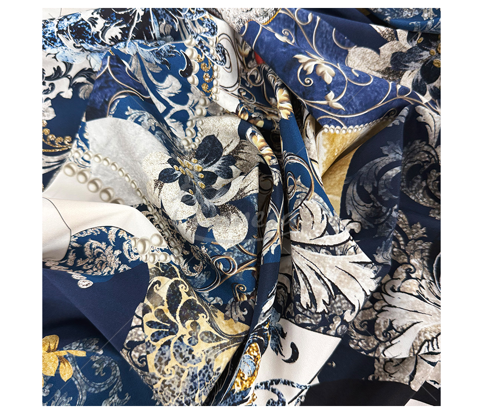 Natural silk "Faces"