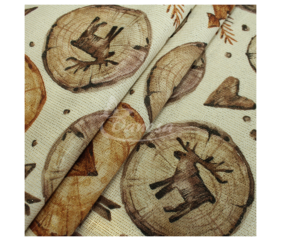 Linen-look fabric (Linen imitation)