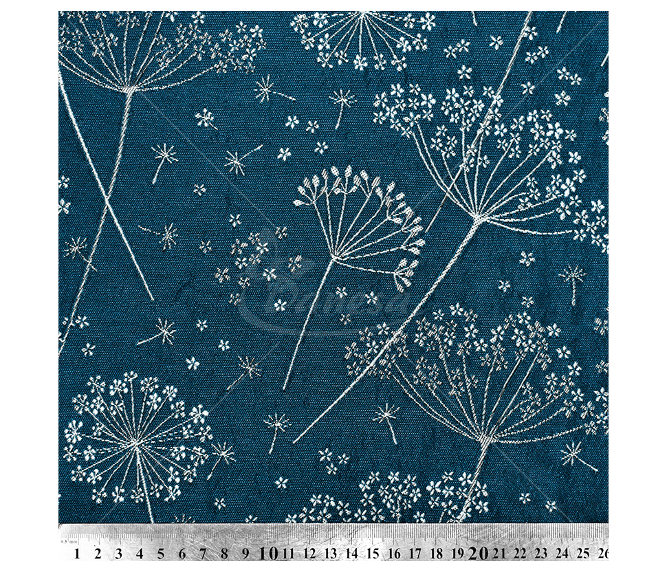 Tapestry "Dandelions", double-sided, blue/white color