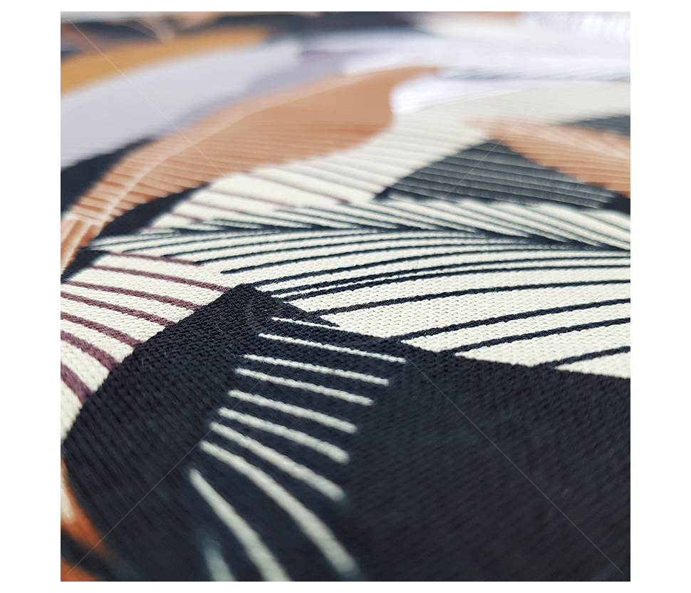 Linen-look fabric (Linen imitation)
