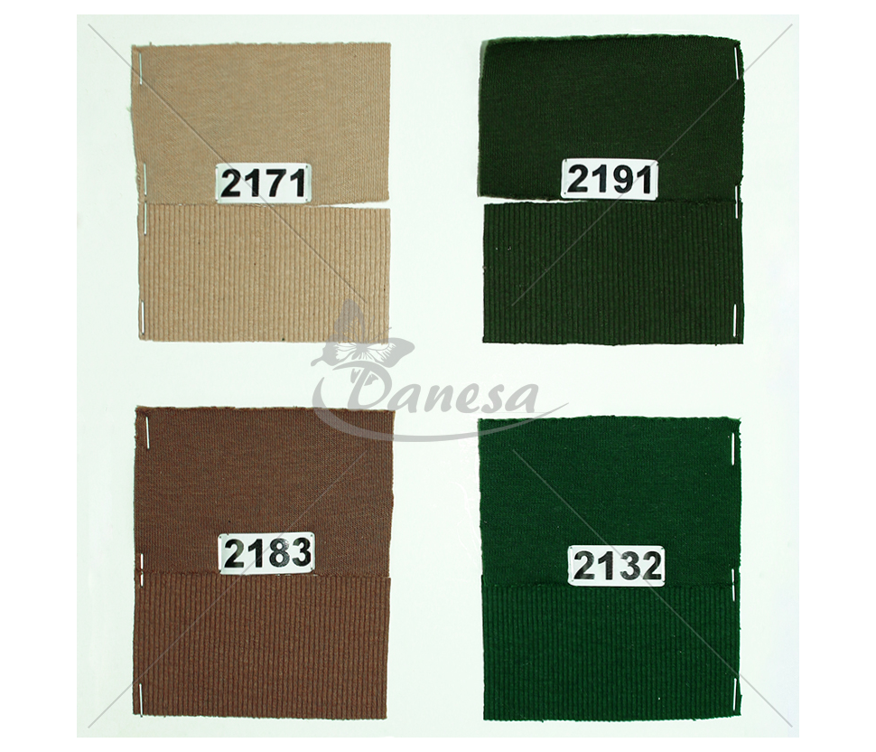 RIB knit fabric (Color palette)