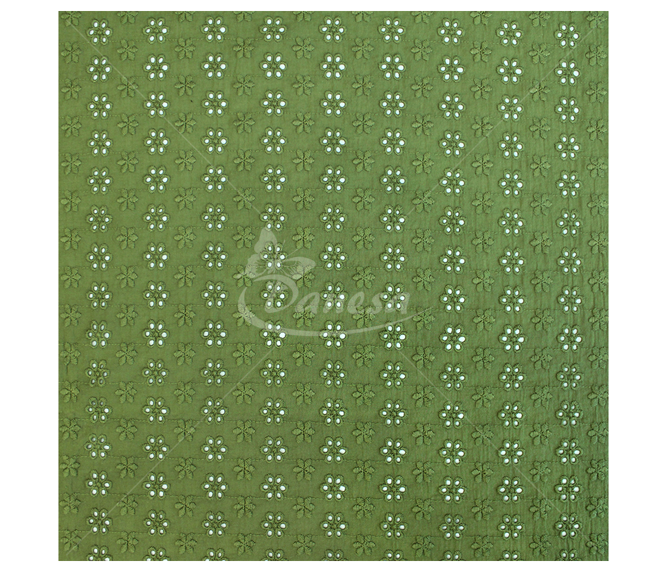 Embroidered cotton