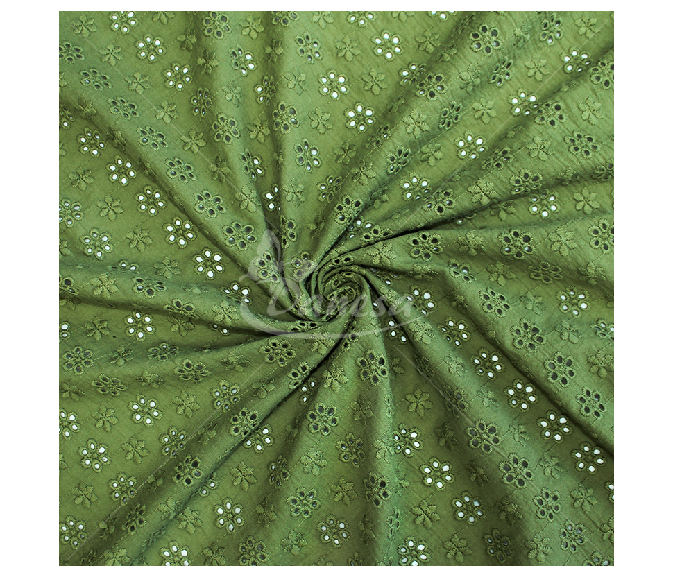 Embroidered cotton