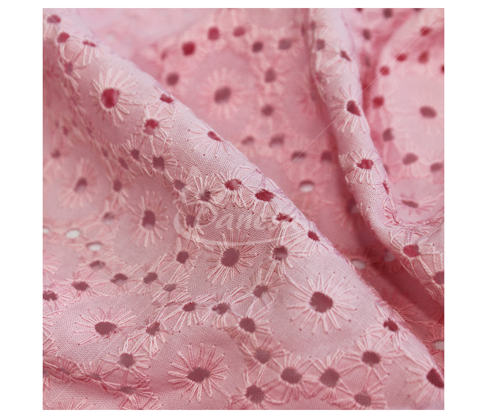 Embroidered cotton