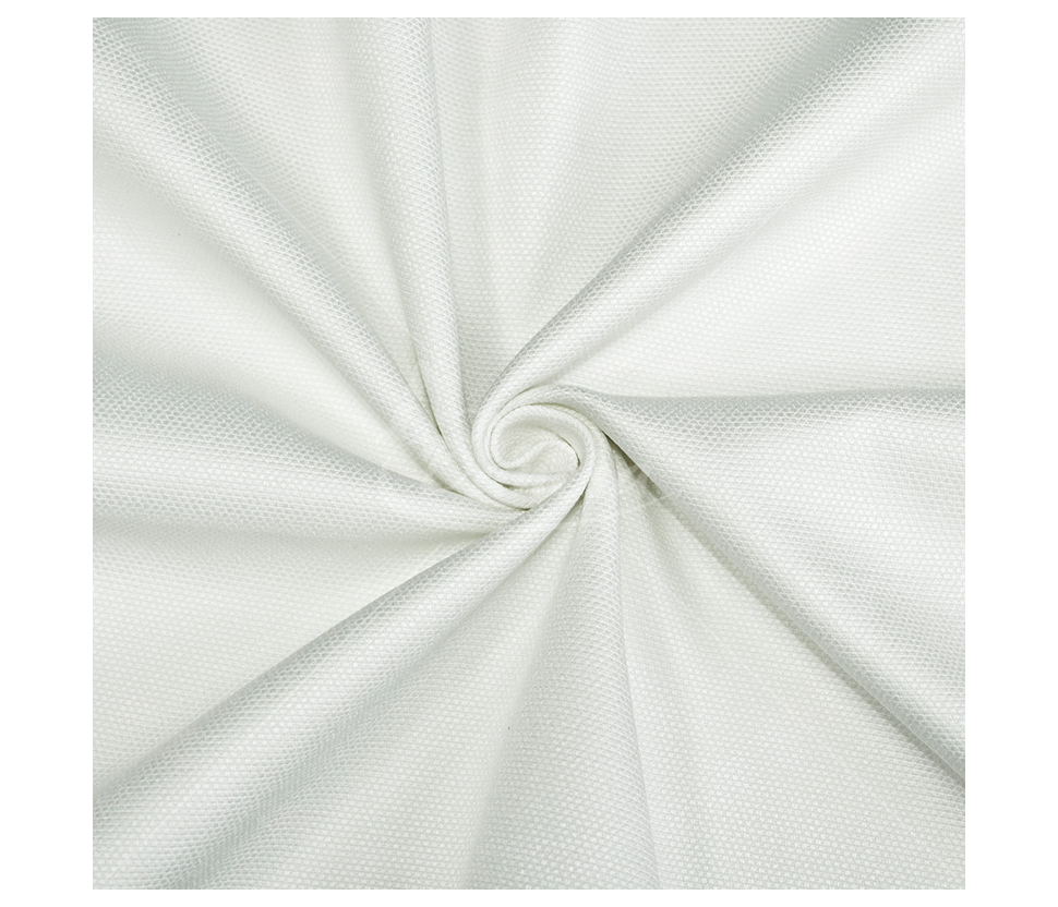 Blackout curtain fabric, with texture, white color