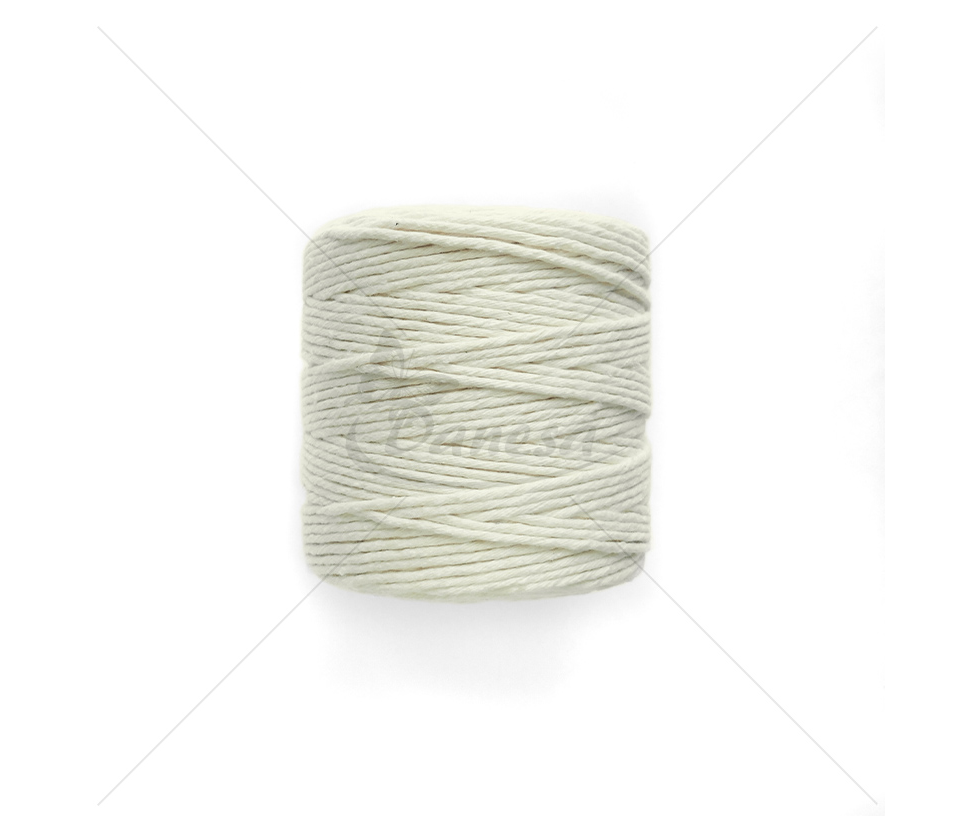 Medvilninė virvelė, 3mm, baltos spalvos