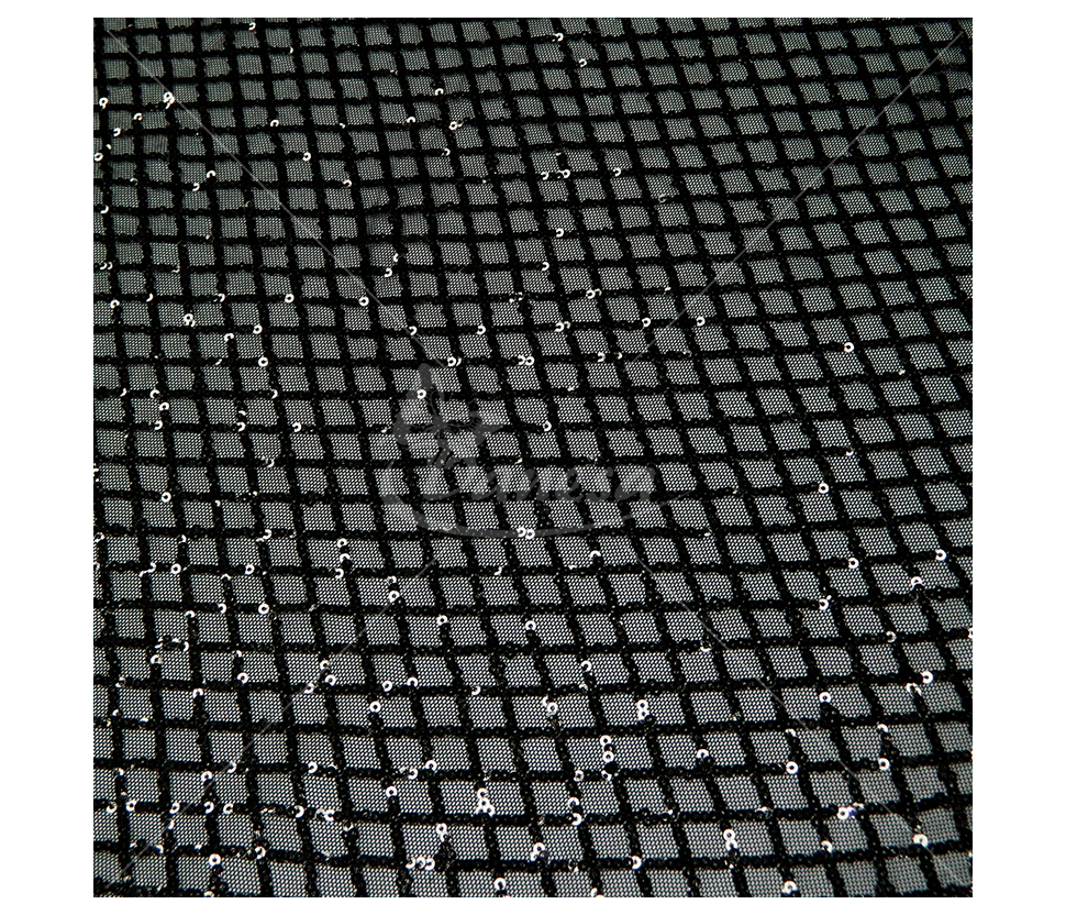 Fabric embroidered with sequins
