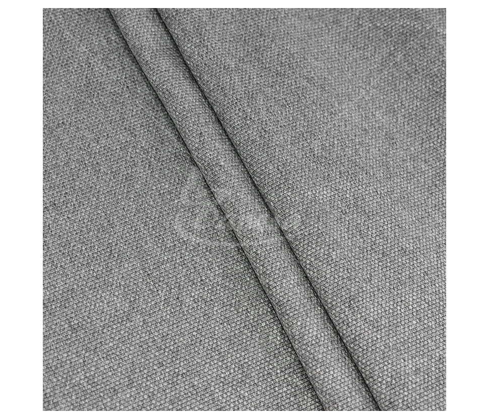 Blackout curtain fabric, with texture, gray color