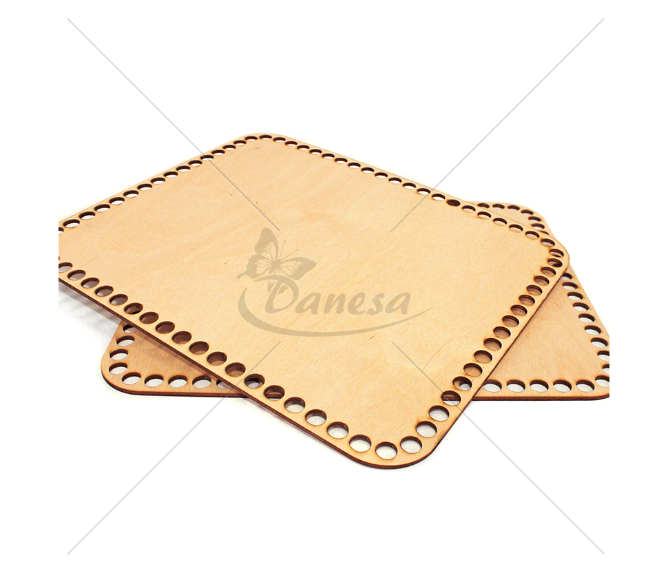 Wooden base for crochet (25 x 30 cm)