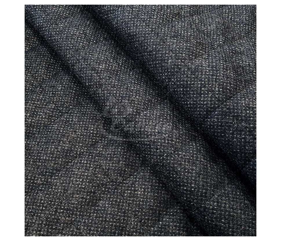 Quilted fabrics with Virgin Wool