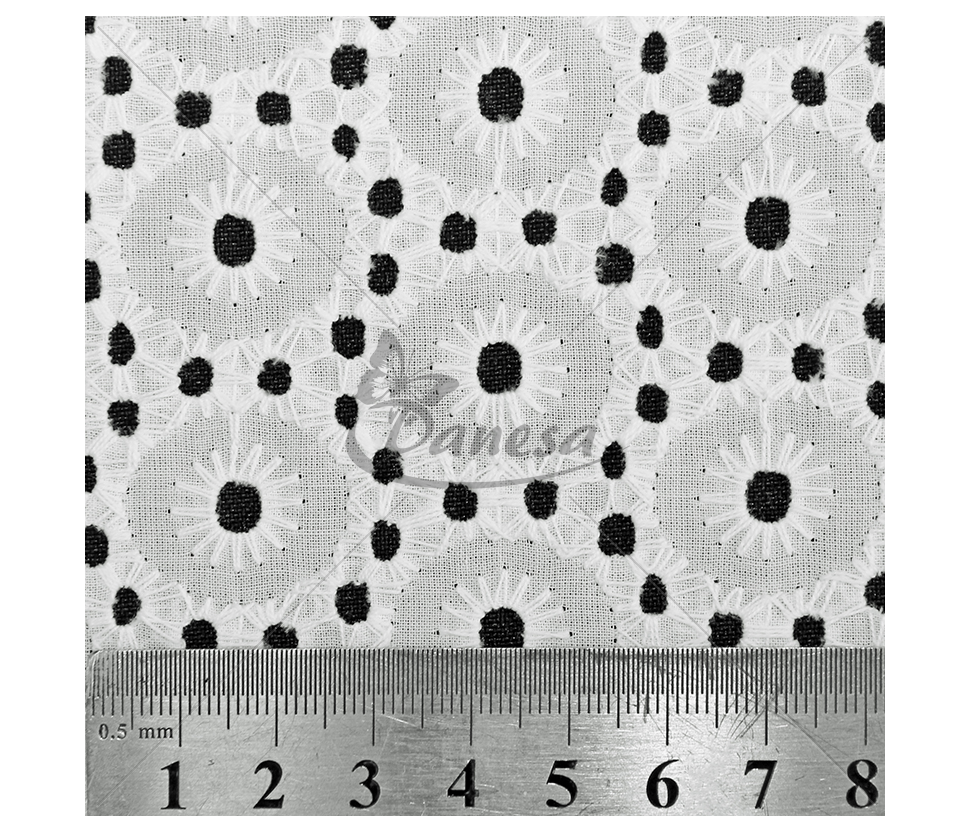 Embroidered cotton