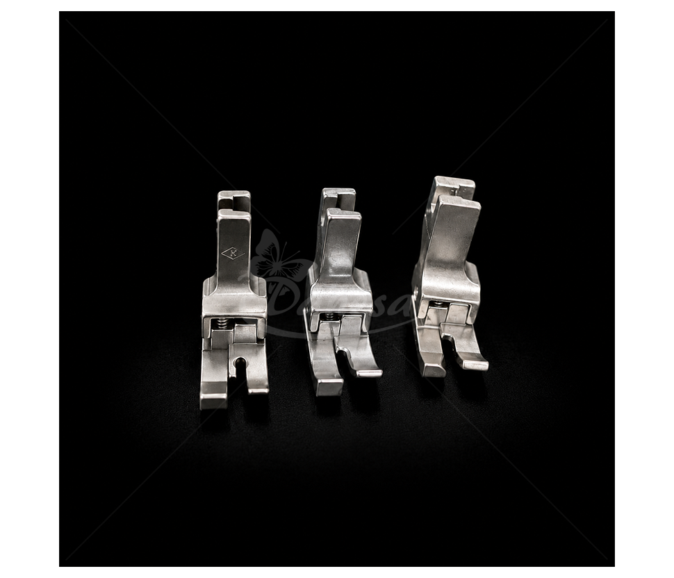 Compensating (Edge Guide) Presser Feet for Industrial Sewing Machines