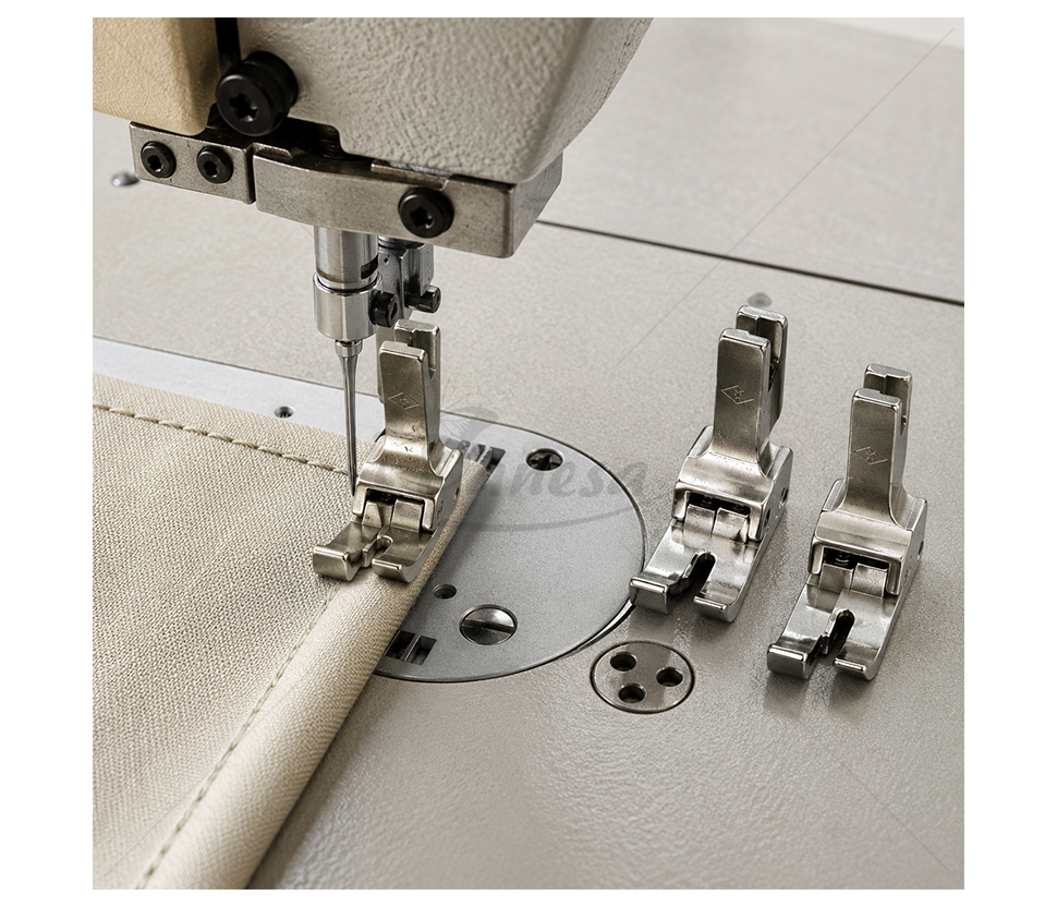 Compensating (Edge Guide) Presser Feet for Industrial Sewing Machines