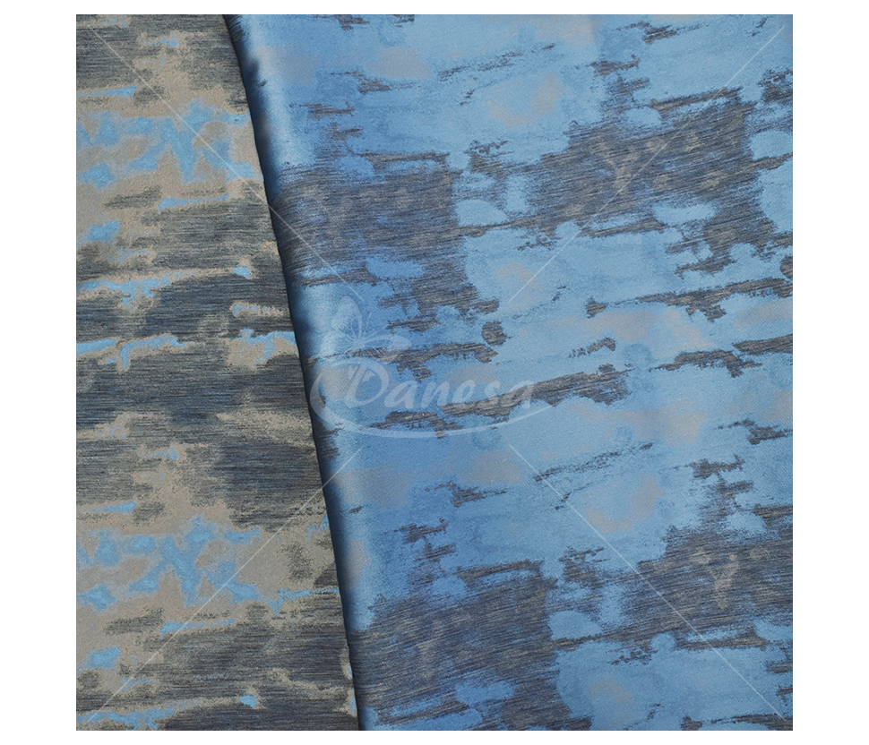 Jacquard, gray/light blue