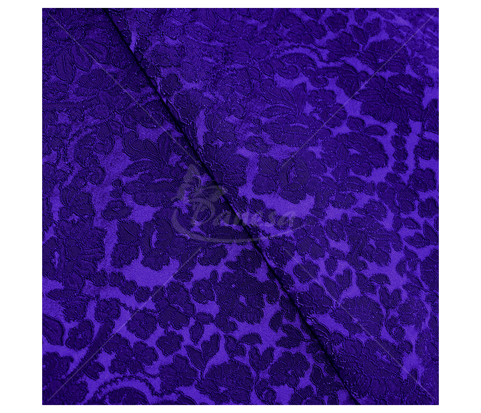 Jacquard, flower pattern, violet