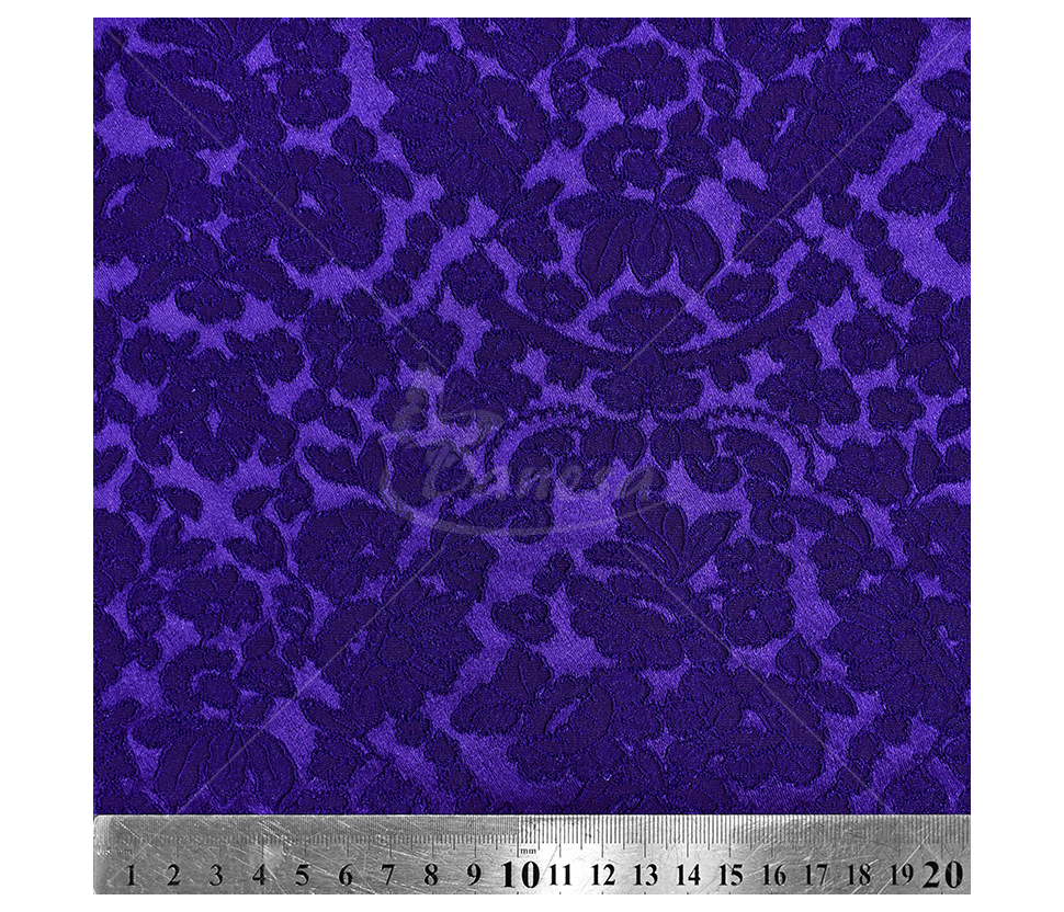 Jacquard, flower pattern, violet