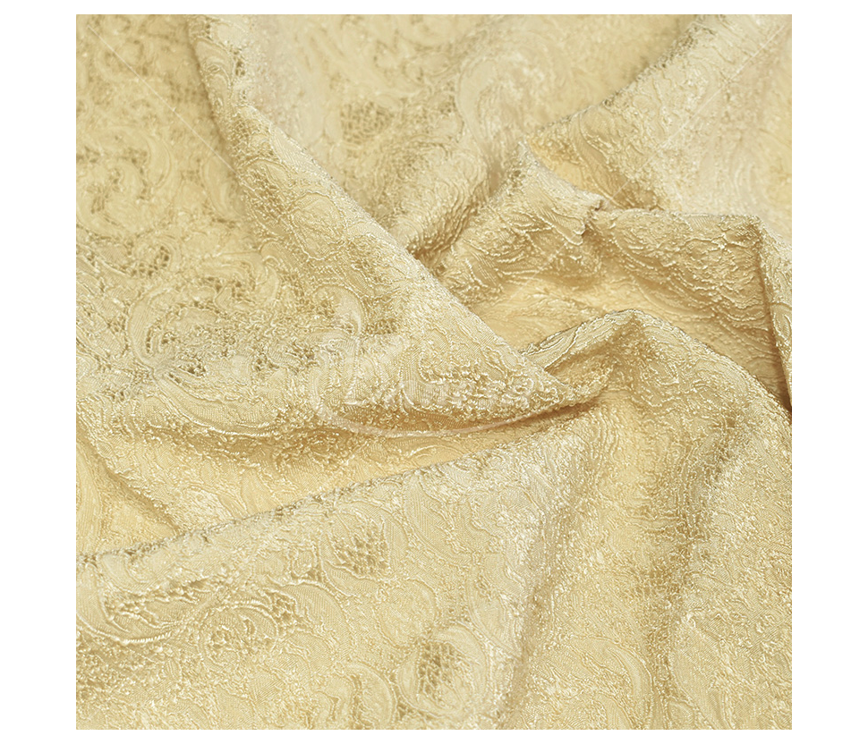Jacquard, heraldic pattern, beige