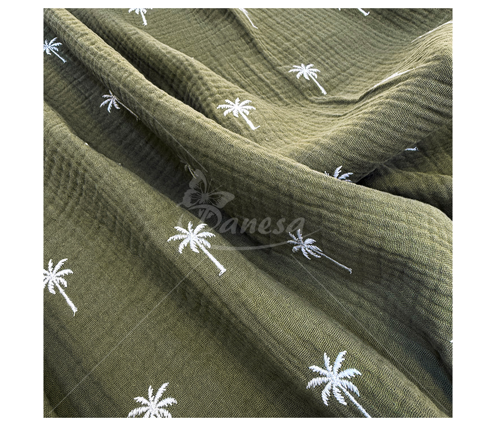 Muslin with a pattern