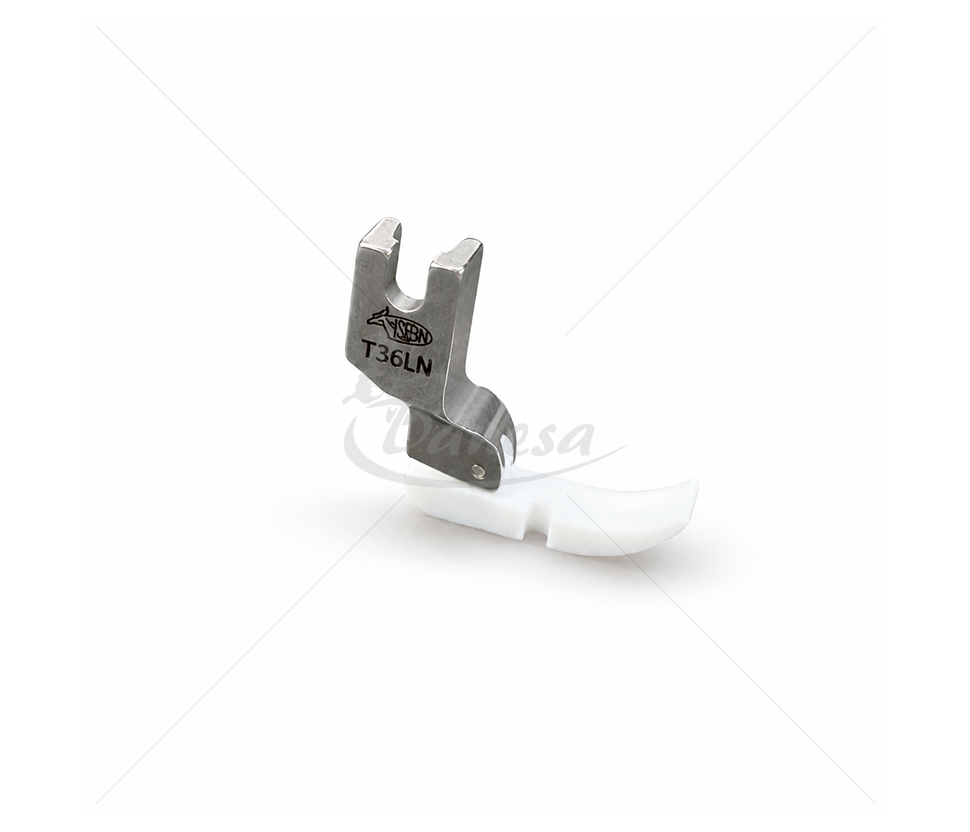 T36LN Left Narrow Teflon Zipper Foot for Industrial Sewing Machine