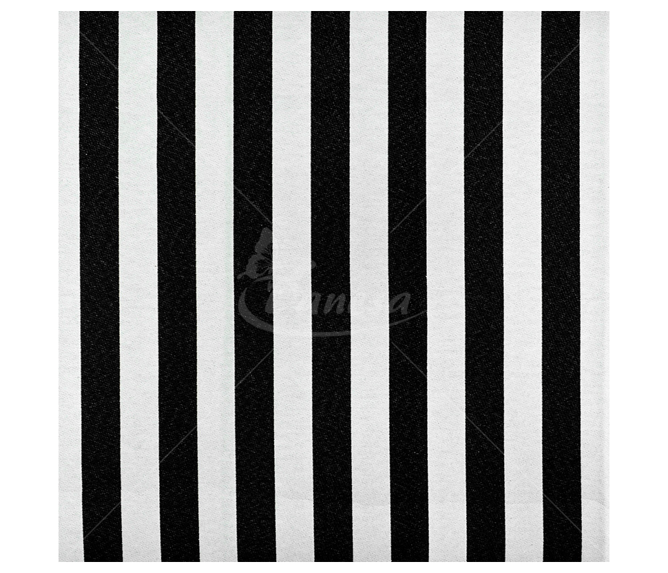Tapestry with cotton, striped, black/white