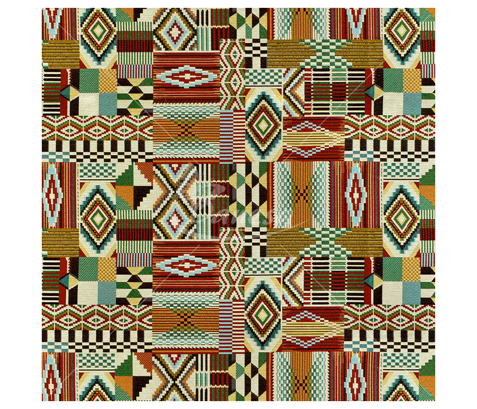 Tapestry with cotton, ethnic style print
