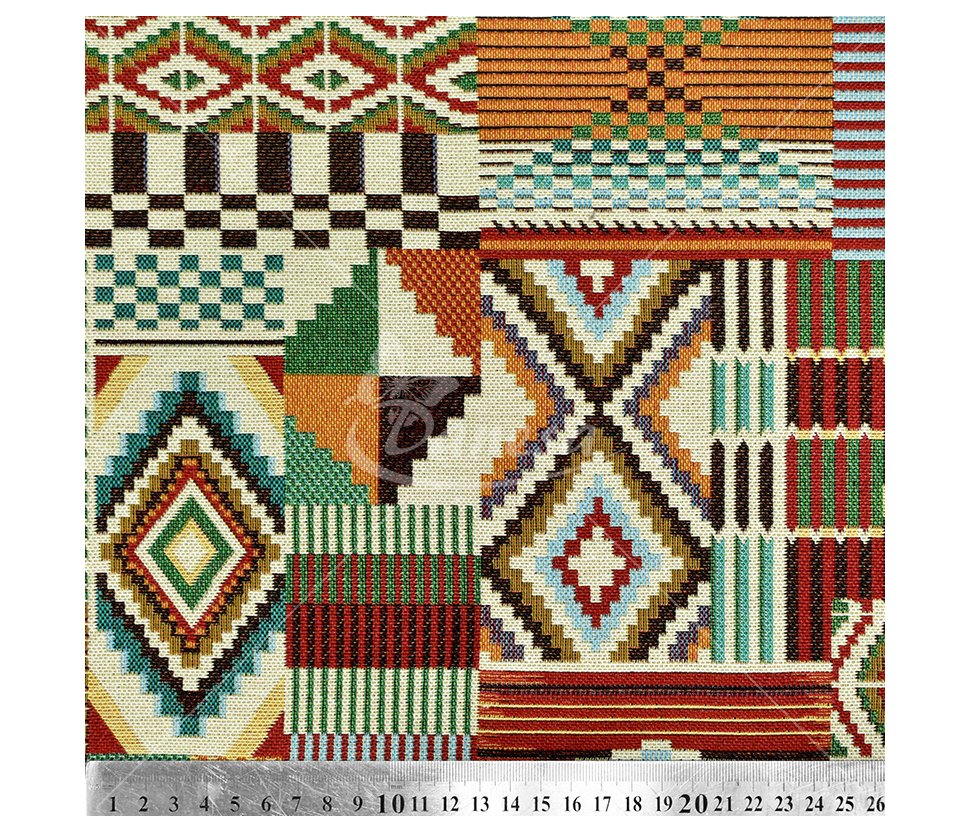 Tapestry with cotton, ethnic style print