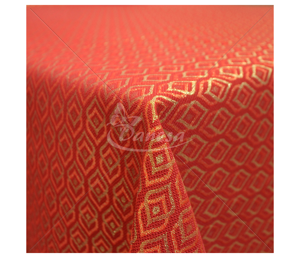 Linen-look fabric (Linen imitation) (CHRISTMAS)