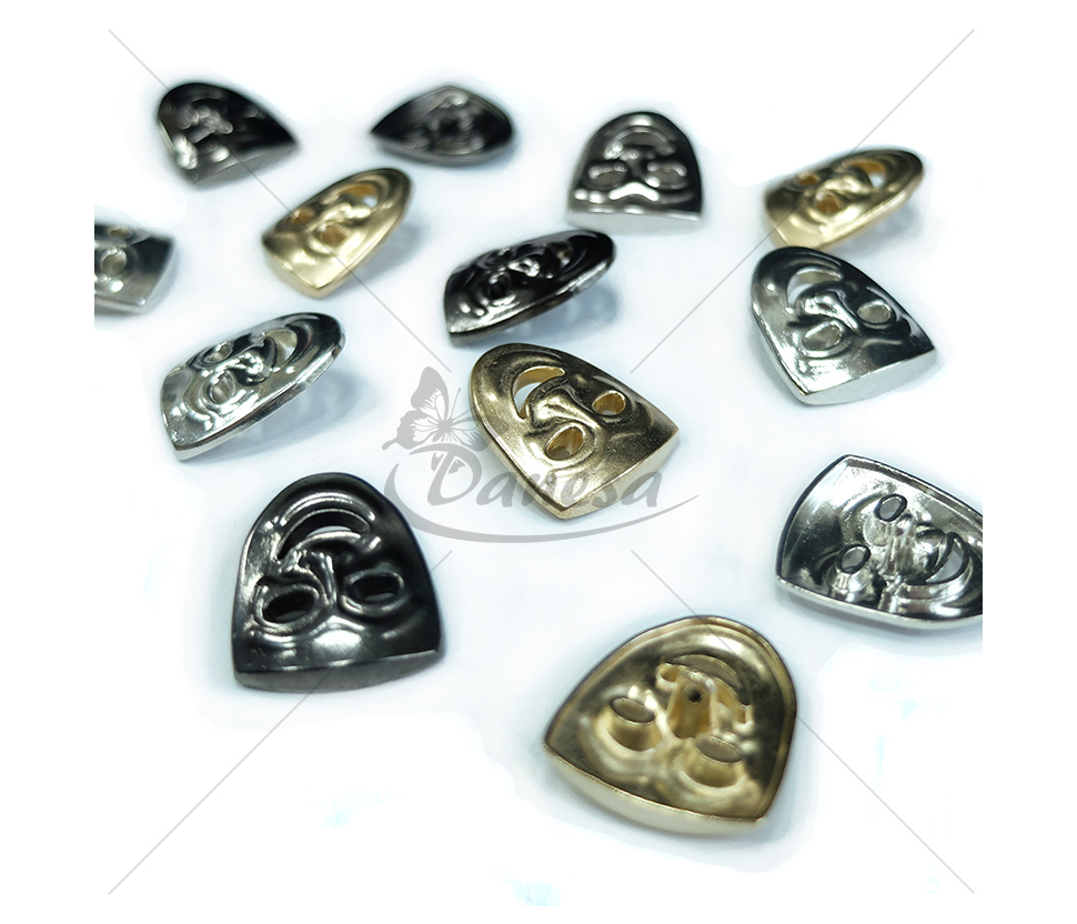 Buttons "Mask", metal shank buttons