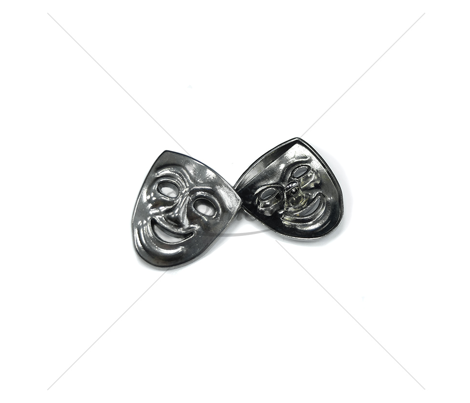 Buttons "Mask", metal shank buttons