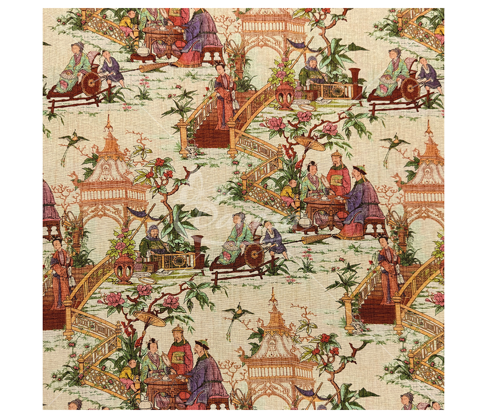 Linen imitation
