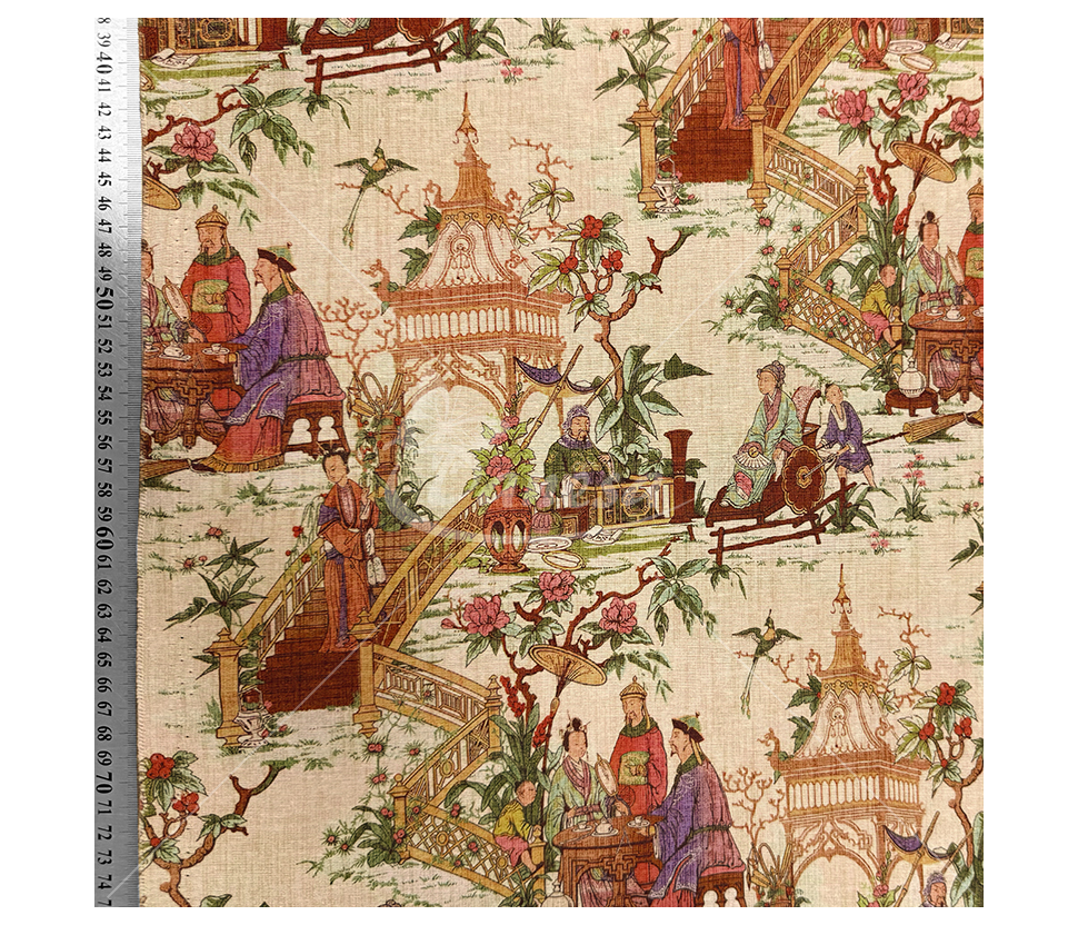 Linen imitation