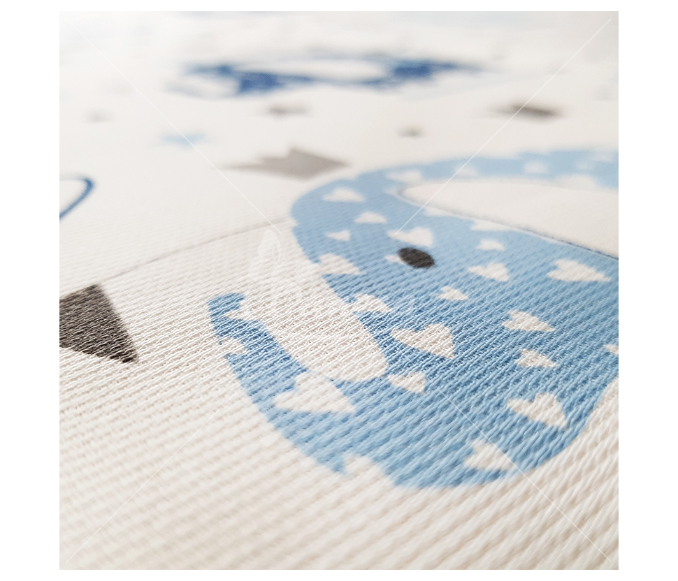 Linen imitation Elephants (Linen imitation) (Two colors)