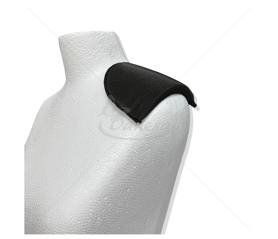 Sewn foam shoulder pad for garments 16 mm – for shoulder shaping