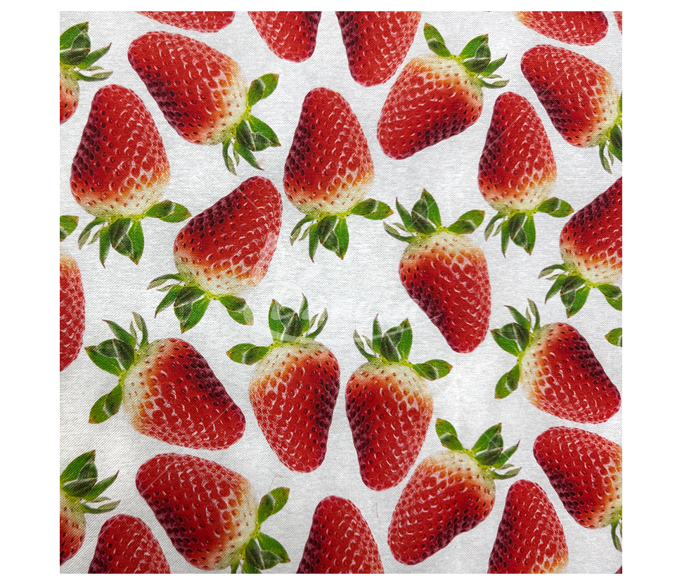 Linen imitation "Strawberry"