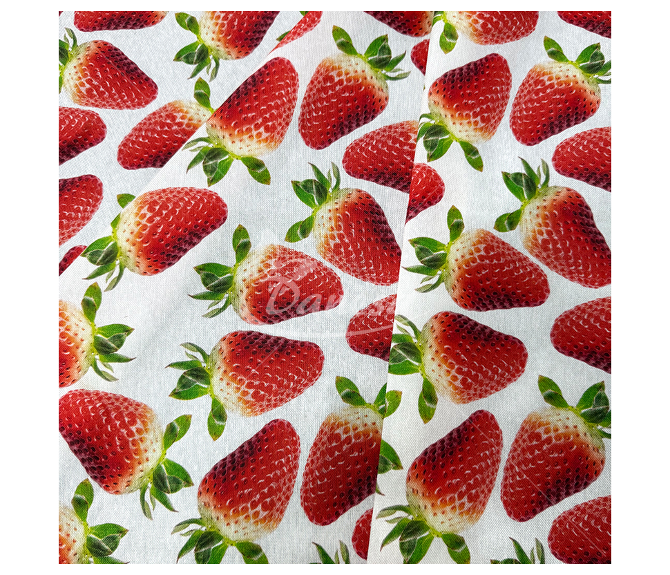 Linen imitation "Strawberry"
