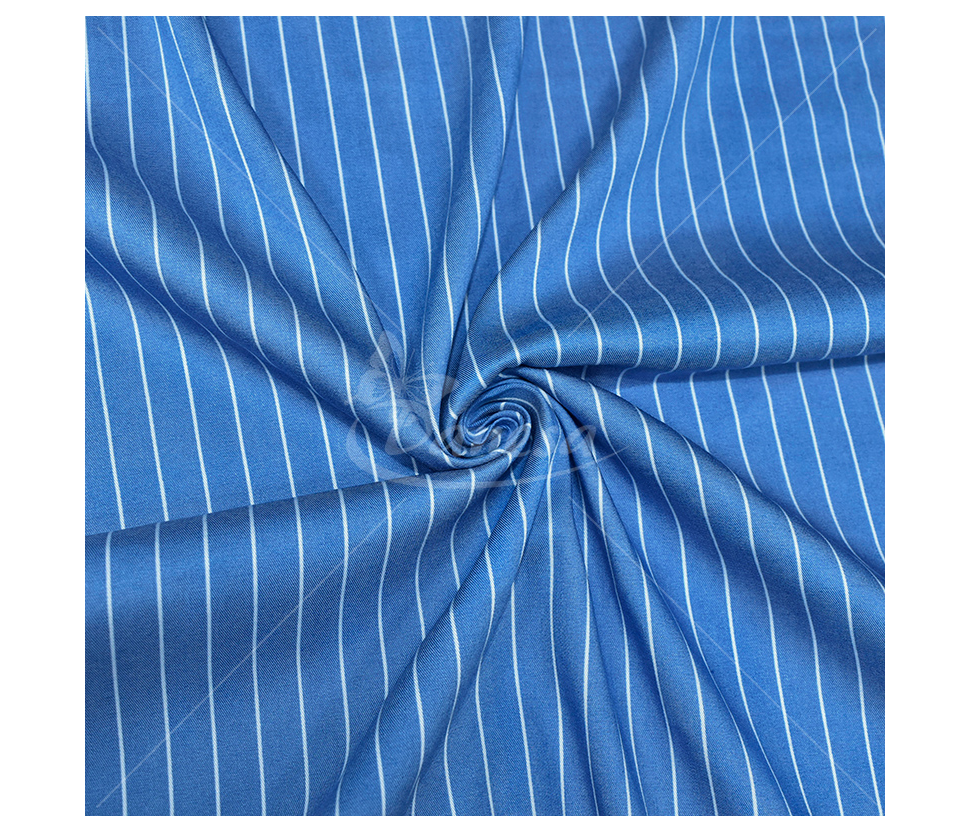 Viscose fabric with Nylon (thin stripes)