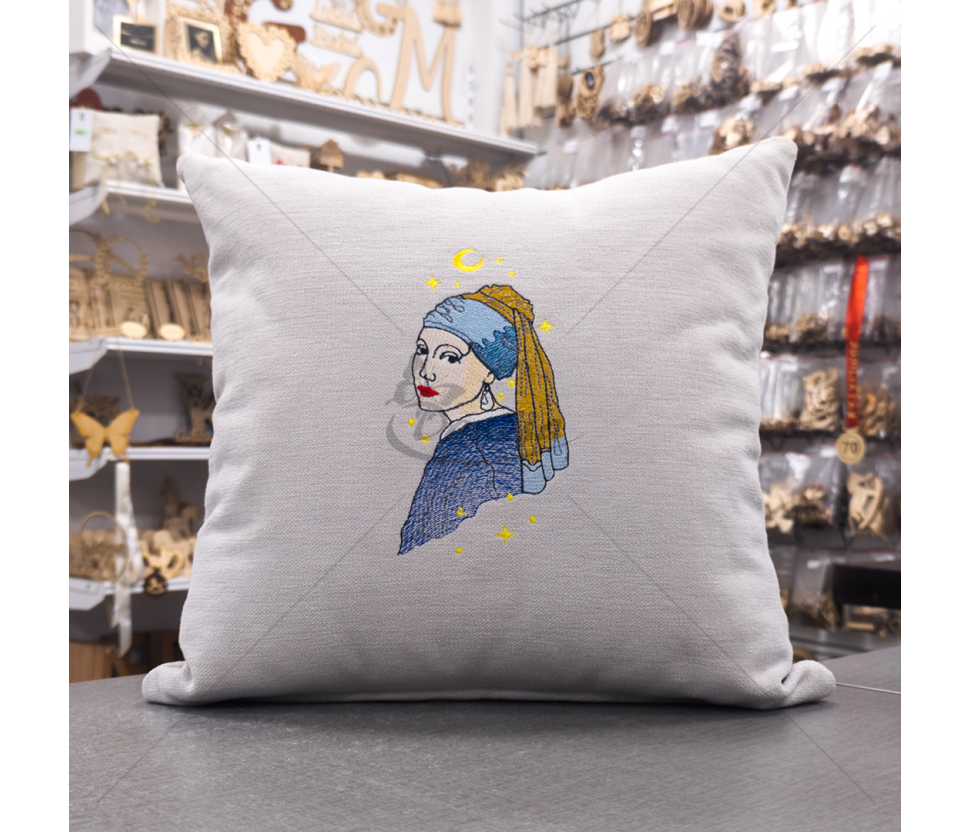 Embroidered Pillow
