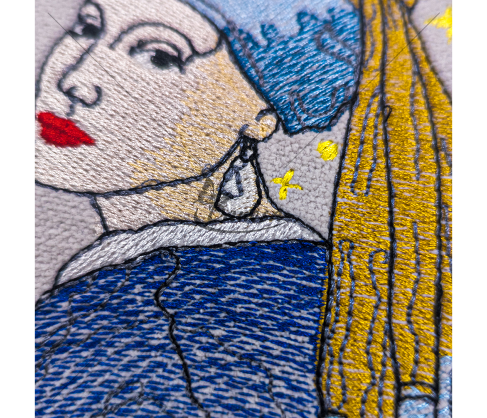 Embroidered Pillow