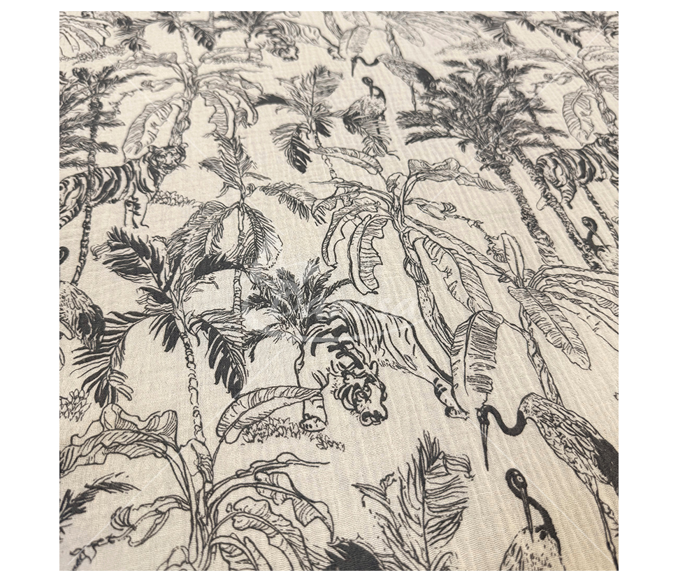 Muslin with a pattern