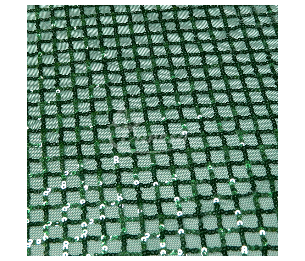Fabric embroidered with sequins