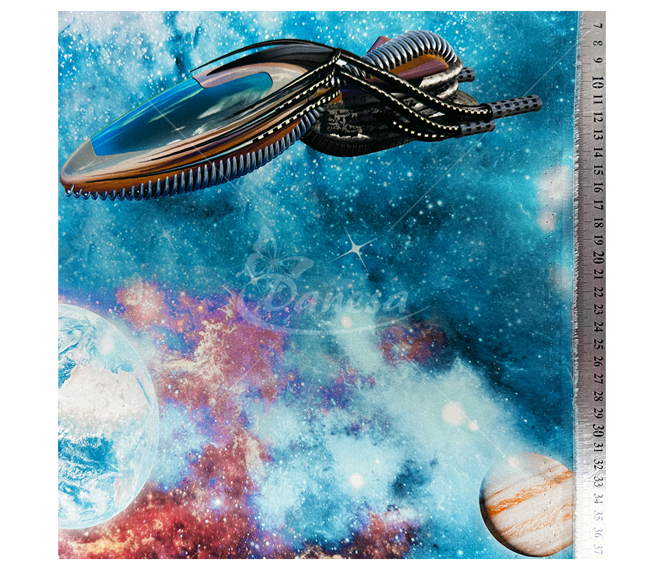 Natural silk "Space"